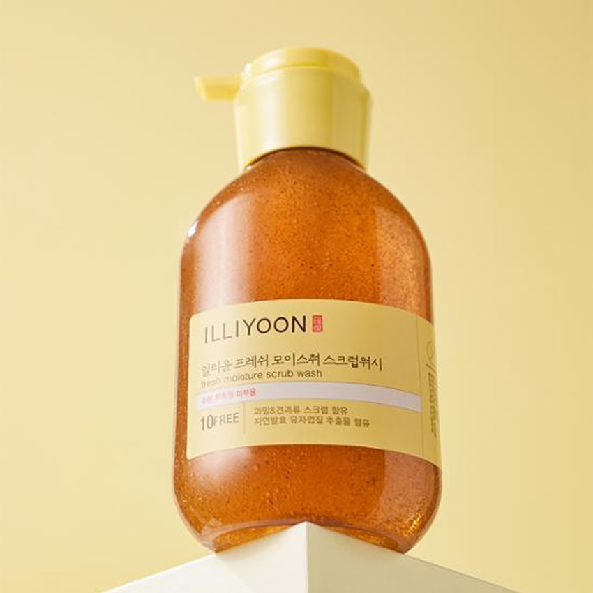 Sữa tắm tẩy tế bào chết ILLIYOON Fresh Moisture Scrub Wash