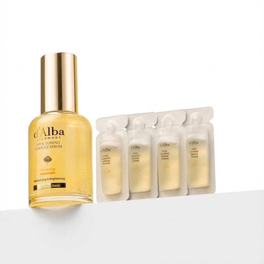 Serum DAlba Vita Toning dưỡng trắng căng bóng 50ml